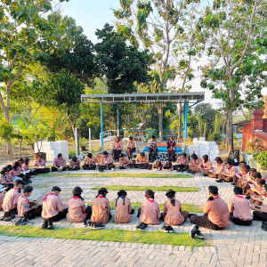 Pelantikan Bantara dan Laksana gugus depan SMK GIKI 1 Surabaya tahun   pelajaran 2023 - 2024